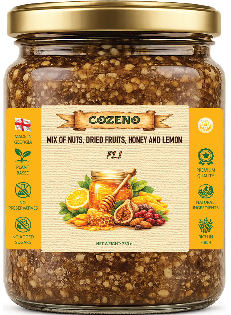 COZENO F1.1, 230 g glass jar