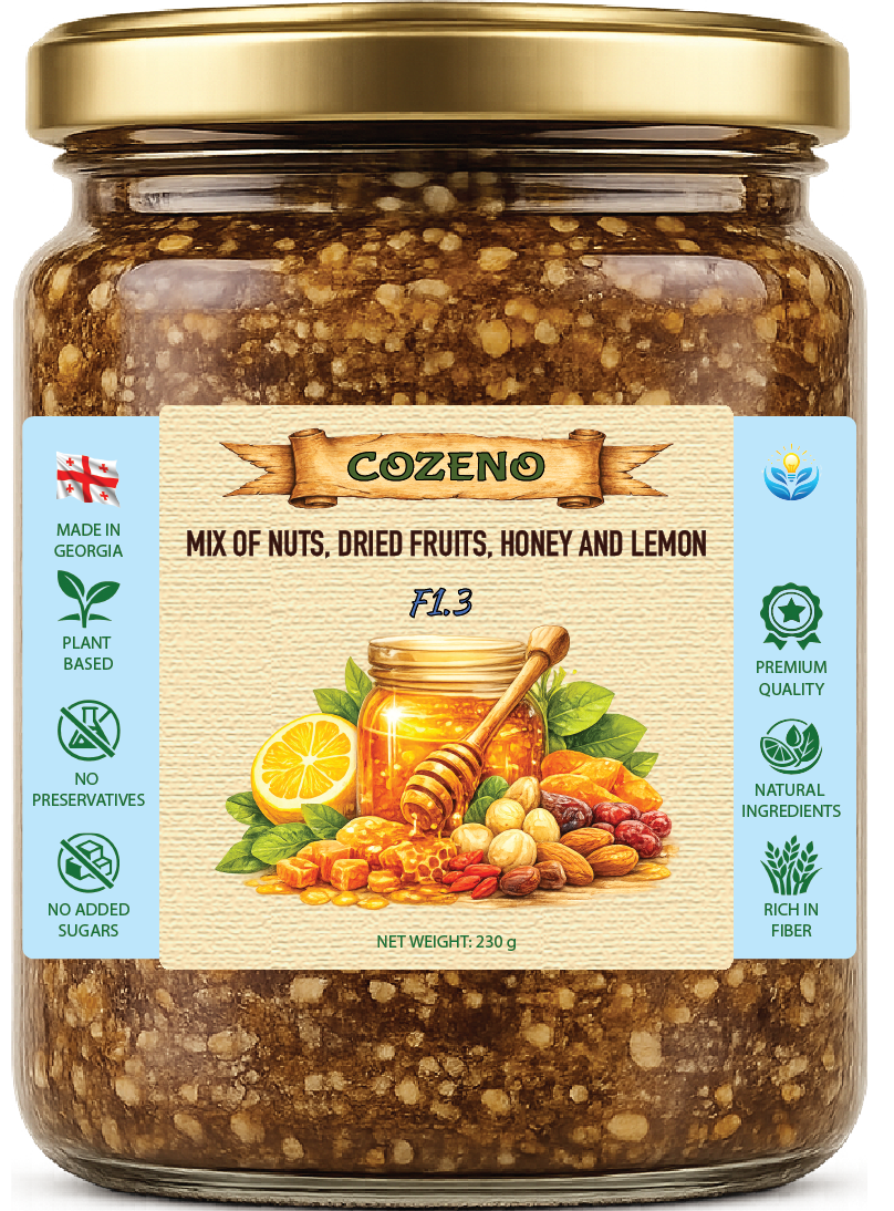 COZENO F1.3, 230 g glass jar