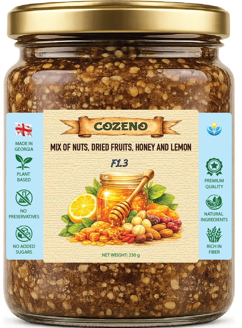 COZENO F1.3, 230 g glass jar